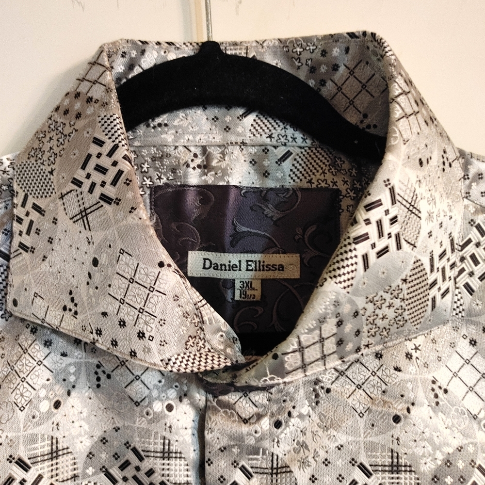 Daniel Ellissa Button Down Shirt Men's Size 3XL/19.5 - Picture 6 of 11